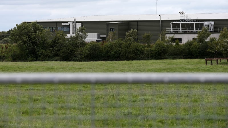 The Brady’s Ham plant in Timahoe, Co Kildare where production has stopped after one quarter of the staff tested positive for coronavirus. Photograph: Laura Hutton/The Irish Times.