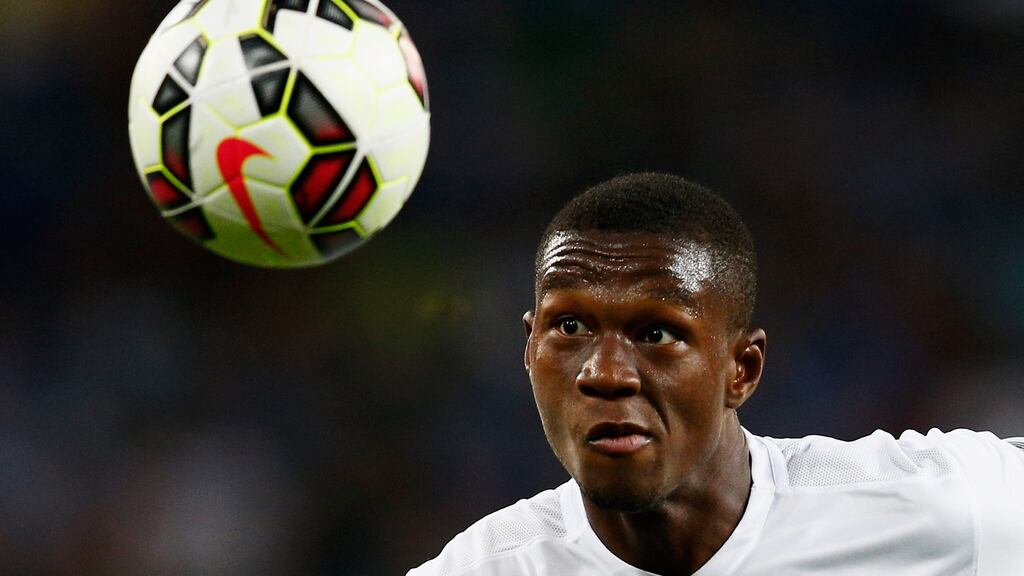 Racing Genk defender Christian Kabasele has been called up into the Belgium squad ahead of Euro 2016. Photograph: Dean Mouhtaropoulos/Getty Images