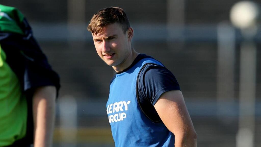 James O’Donoghue has been named in Kerry’s full forward line for the All-Ireland SFC semi-final against Tyrone at Croke Park. Photograph: Ryan Byrne/Inpho