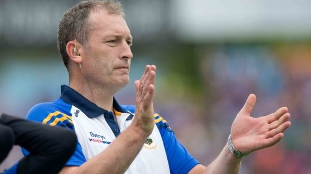 Liam Cahill’s Tipperary minors left it late to beat Limerick in the Munster championship quarter-finals. Photograph: Morgan Treacy/Inpho