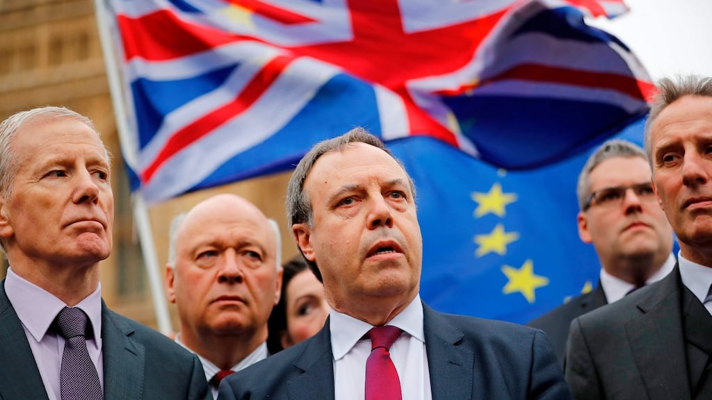 Democratic Unionist Party deputy leader Nigel Dodds: elevated to the House of Lords. Photograph: AFP/Getty Images