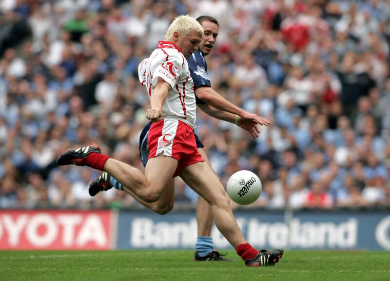 Owen Mulligan against Dublin in the 2005 All-Ireland quarter final. Photograph: Tom Honan/Inpho
