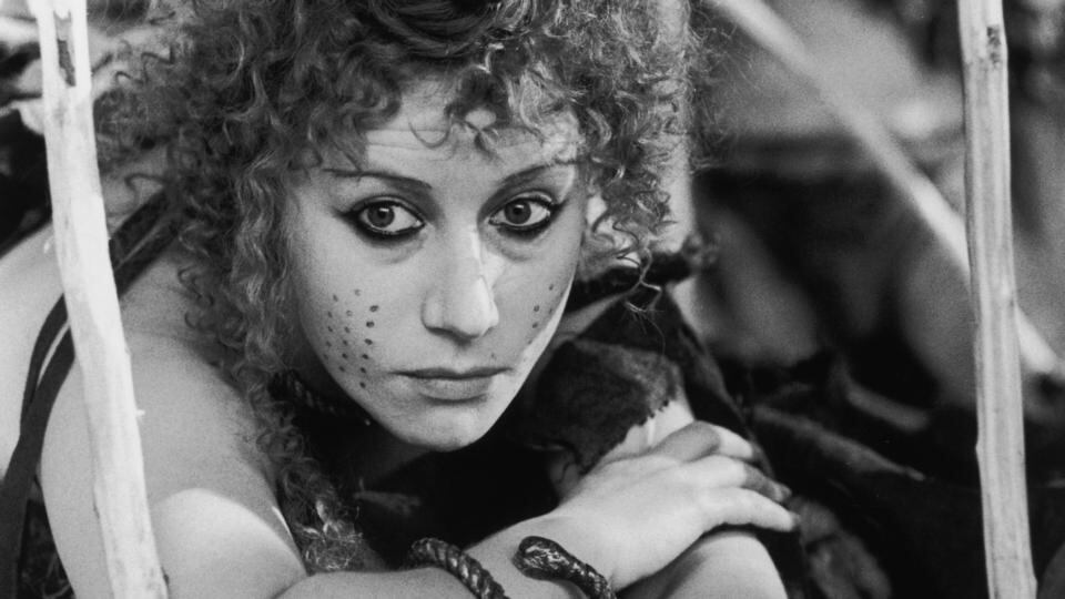 Greece is the word: Helen Mirren as Cassandra in Aeschylus’s ‘Agamemnon’ in 1978. Photograph: Mike Lawn/Getty Images