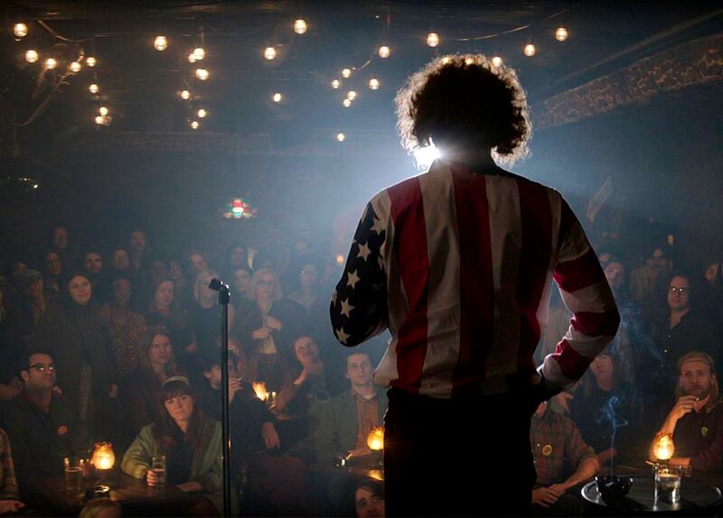 The Trial of the Chicago 7: Sacha Baron Cohen as Abbie Hoffman. Photograph: Nico Tavernise/Netflix