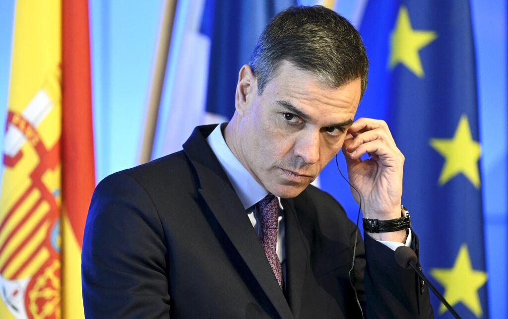 Spanish prime minister Pedro Sanchez has unveiled plans to make it obligatory for listed companies to ensure that at least 40 per cent of posts on their boards will be filled by women. Photograph: Heikki Saukkomaa/AFP via Getty Images