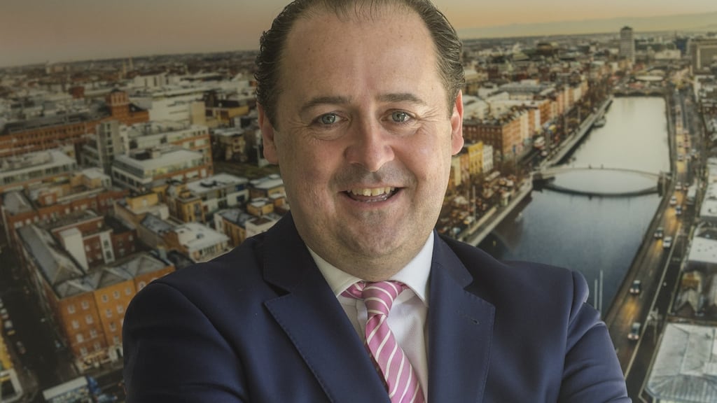 Michael McElligott of Tetrarch: has not said whether Tetrarch will bid for the hotel. Photograph: Brenda Fitzsimons