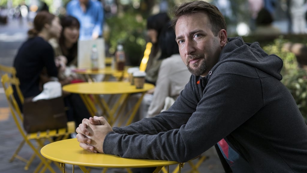 Video game developer Brendan Greene in Tokyo, Japan. Since going on sale in March, PlayerUnknown’s Battlegrounds (PUBG), jointly developed by Greene and South Korean developer Bluehole, has sold 13 million copies. Photographer: Shiho Fukada/Bloomberg