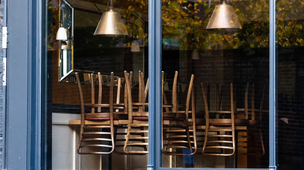 No date has been set for the resumption of wider indoor dining apart from within hotels. Photograph: iStock