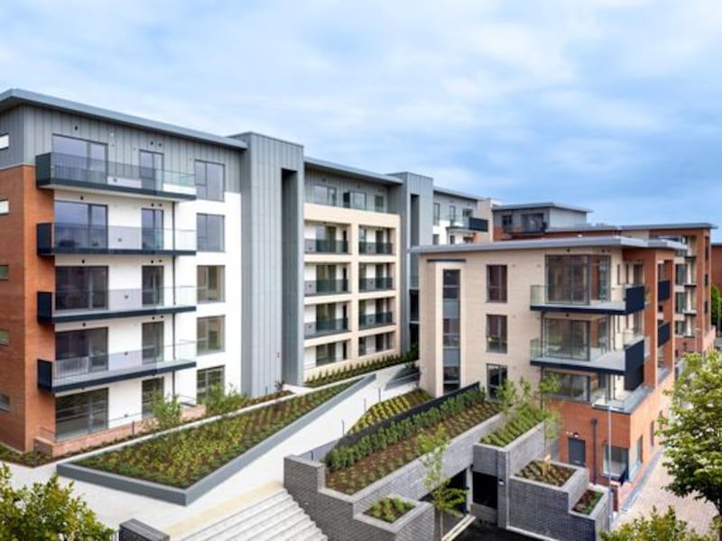 Apartment block exterior