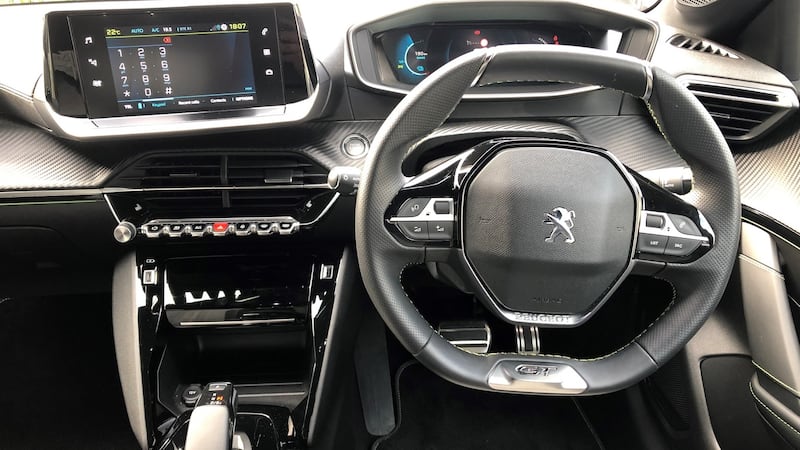 The 208 features a small steering wheel. Personally I love it, for it gives a real go-kart feel to a car that is meant to be agile and nippy