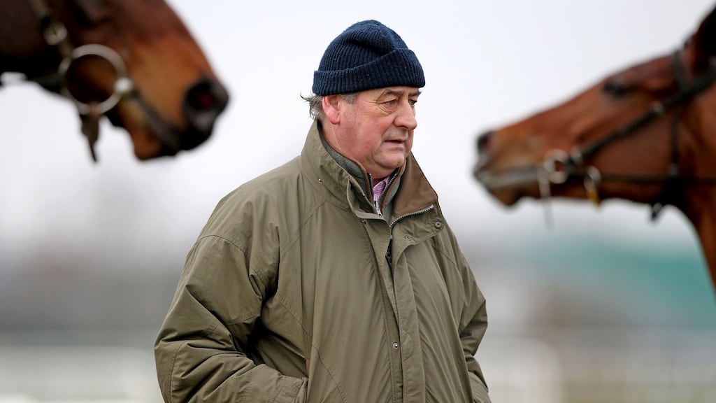 Noel Meade believes Road to Riches is a ‘stupid price’ for Saturday’s Irish Gold Cup at Leopardstown. Photograph: Inpho