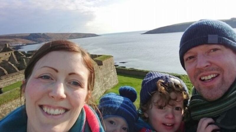 Stephen and Irene Teap with their two children Noah, age 3 and Oscar, age 5. Irene Teap died last year after receiving incorrect cervical cancer screening results. Picture supplied by Stephen Teap /Facebook