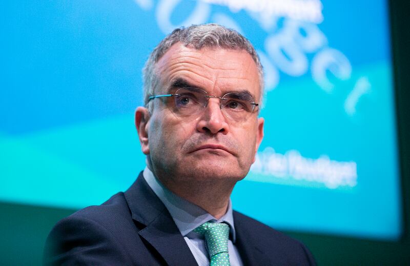 Junior minister Dara Calleary says the Government has made 'significant strides' in meeting the challenges posed by AI. Photograph: Gareth Chaney/Collins Photos