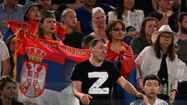 Australian Open spectators supporting Russian invasion questioned by police