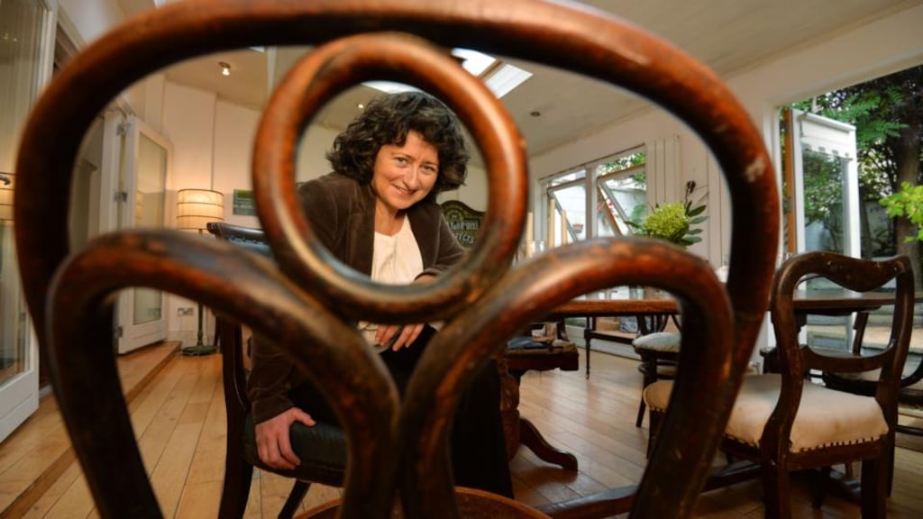 “Having a piece of furniture that tells a story is a big part of the attraction of antiques.” Fiona O’Malley in her home in Ballsbridge. Photograph: Alan Betson