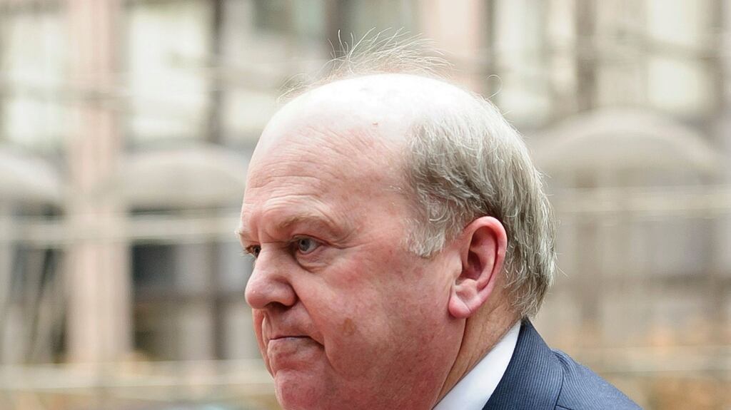 Michael Noonan: in the 2015 budget, he ended the double Irish tax scheme and abolished the 80 per cent rule so firms could claim tax relief on up to 100 per cent of profits from their IP investment. Photograph: Jock Fistick/Bloomberg