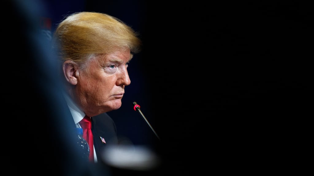 US president Donald Trump has been angered by players kneeling for the national anthem. Photograph: Tom Brenner/The New York Times