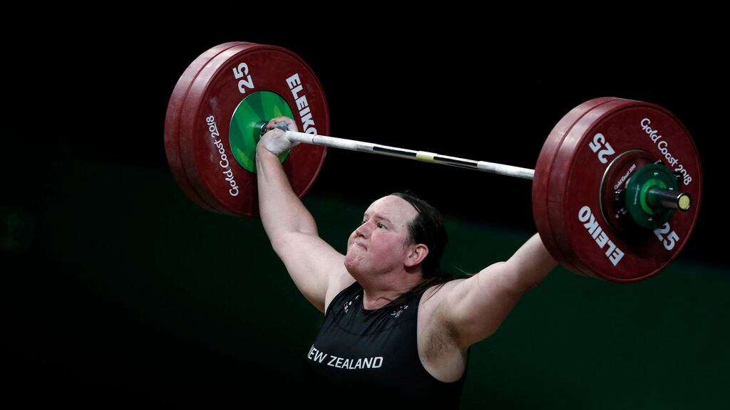 New Zealand’s Laurel Hubbard will become the first transgender athlete to compete against cisgender  women at the Olympic Games. Photograph:   Adrian Dennis/AFP via Getty Images