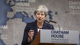Spirit of political compromise urged by May in Chatham House