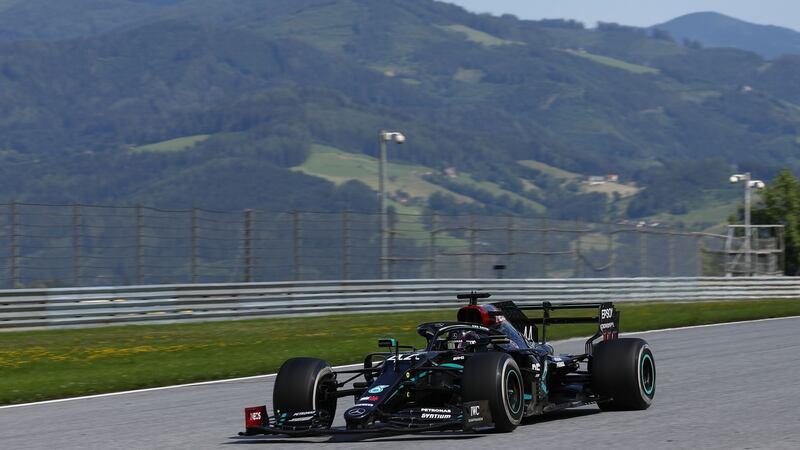 Defending world champion lewis Hamilton was demoted from second to fourth in Austria. Photograph: Mark Thompson/AFP/Getty