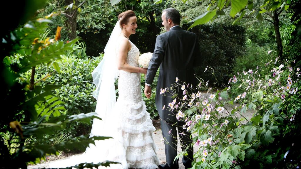 The couple, who have a 6-year old son Aidan, got engaged in July 2013 and were married in the church of the Immaculate Conception in Belturbet, Co.Cavan on 28th August 2016. Photograph: O’Donoghue Photography