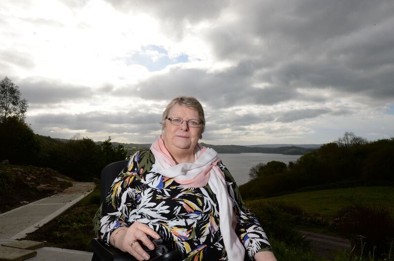 Paula Lahiff, who with her husband, Dermot, saw Peter Bergmann on the beach. Photograph: Alan Betson