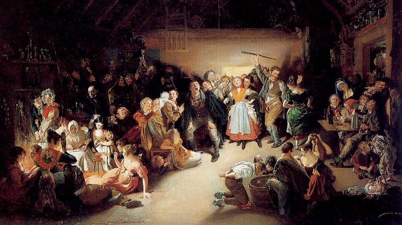 Snap-Apple Night by Cork artist Daniel Maclise