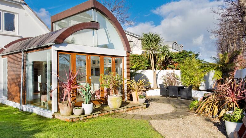 Sunroom extension at 7 Pinehaven