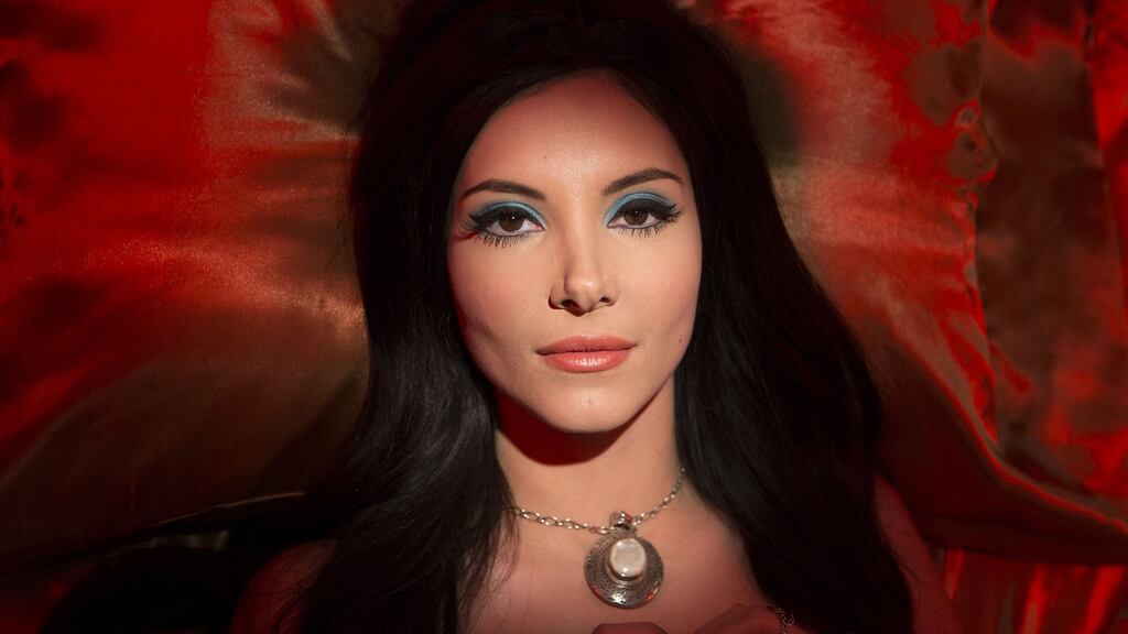 Samantha Robinson plays a woman who uses spells to lure men in The Love Witch