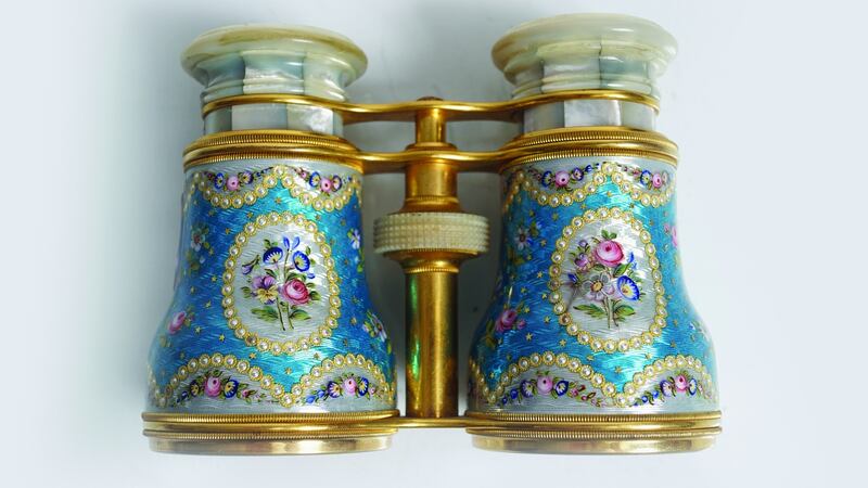 Faberge opera glasses €1,000- €1,500 Sheppard’s