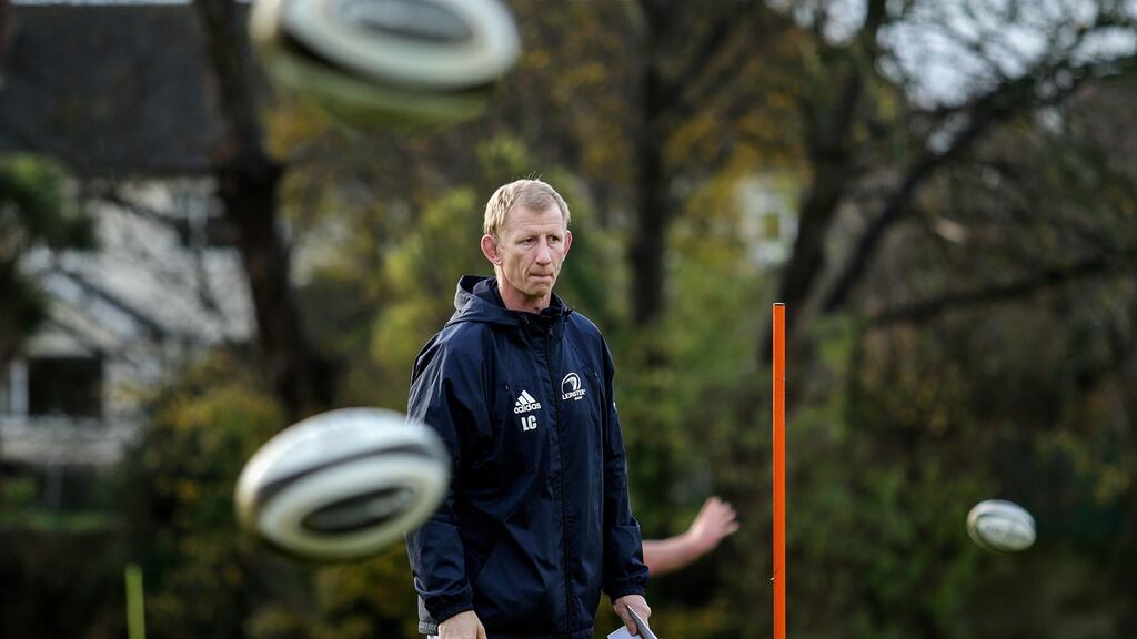 Leo Cullen rings changes with an eye on the back-to-back European games with Northampton from next weekend. Photograph: Inpho