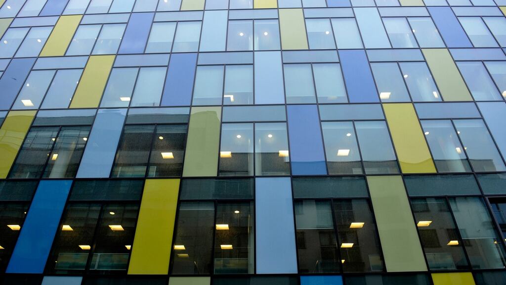 Investment appeal: an office block in Dublin’s  docklands. Photograph: Aidan Crawley/Bloomberg