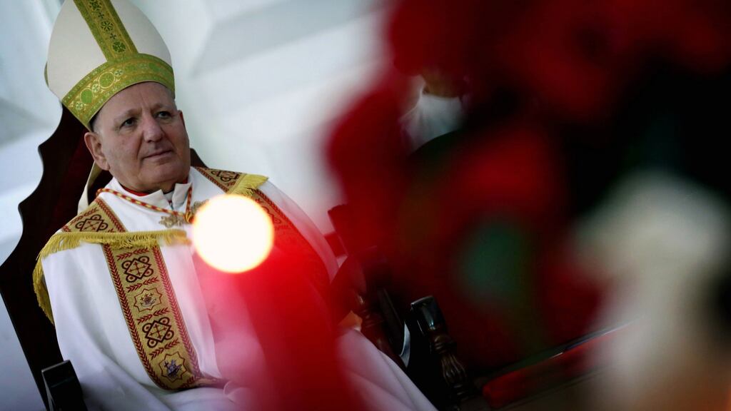 Patriarch of the Chaldean Church, Louis Raphael Sako: “There will be no decorated Christmas trees in churches or streets, no celebrations and no reception at the patriarchate.” Photograph: Safin Hamed/AFP via Getty Images