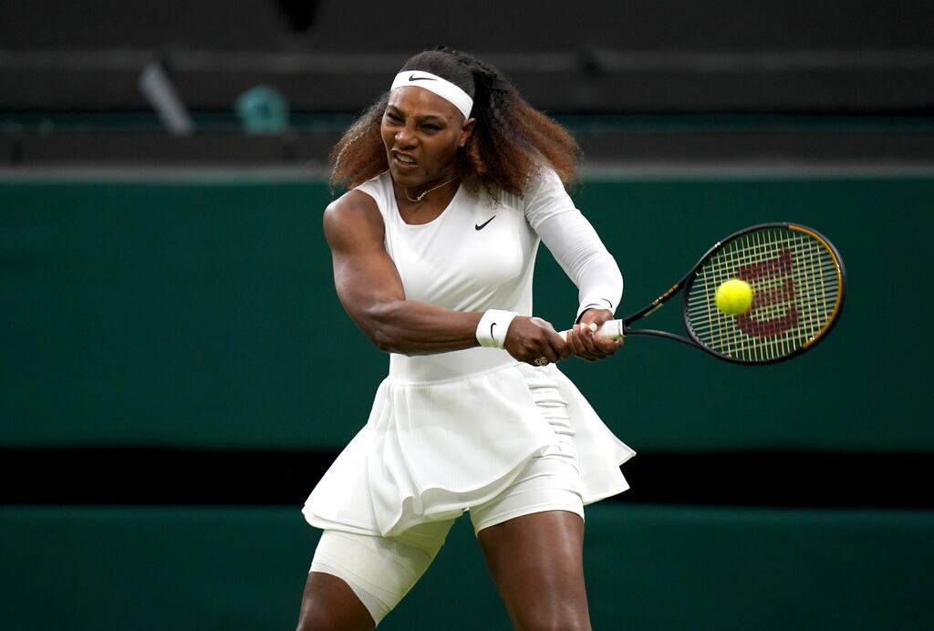 Serena Williams is set to make her comeback at Wimbledon a year after her last match. Photograph: PA Wire