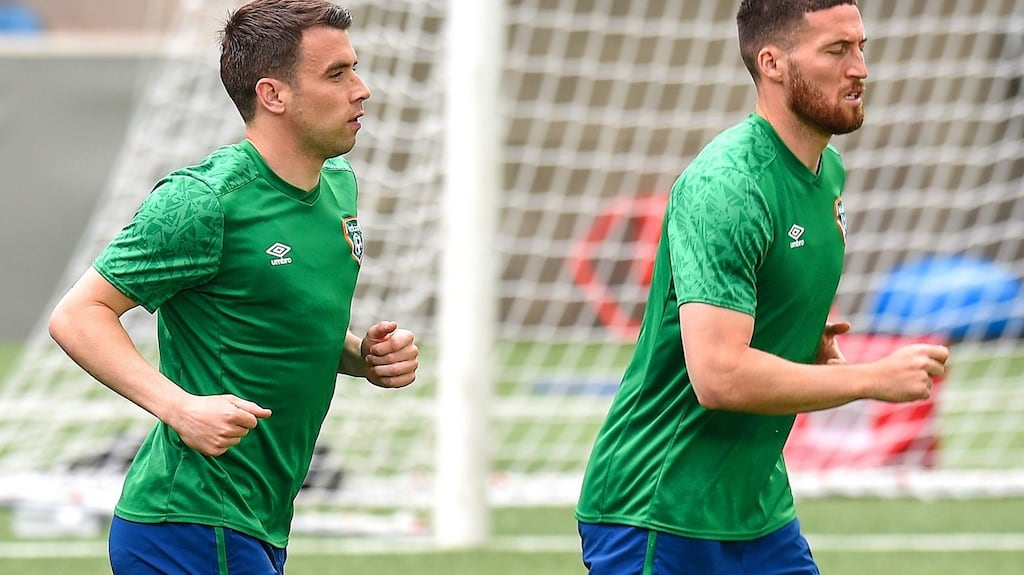Séamus Coleman has been ruled out of Ireland’s frindly against Hungary. Photograph: Bagu Blanco/Inpho
