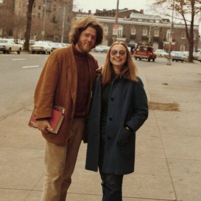 Hillary and Bill Clinton at Yale in the early 1970s. Photograph: Hillary Clinton/New York Times
