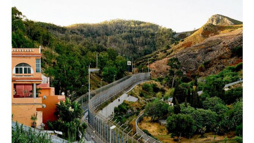 Pictures taken along or near separation fences between Spanish and north African territory in Anthony Haughey's Citizen.