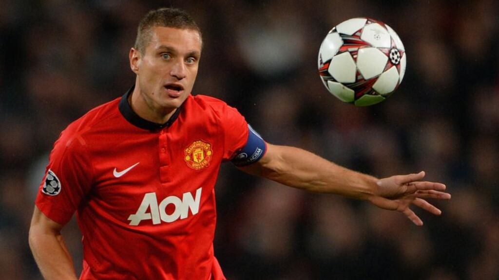 Nemanja Vidic of Manchester United.