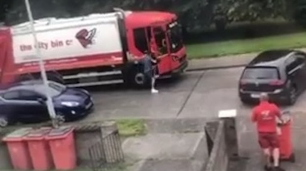 Video screen grab of incident.