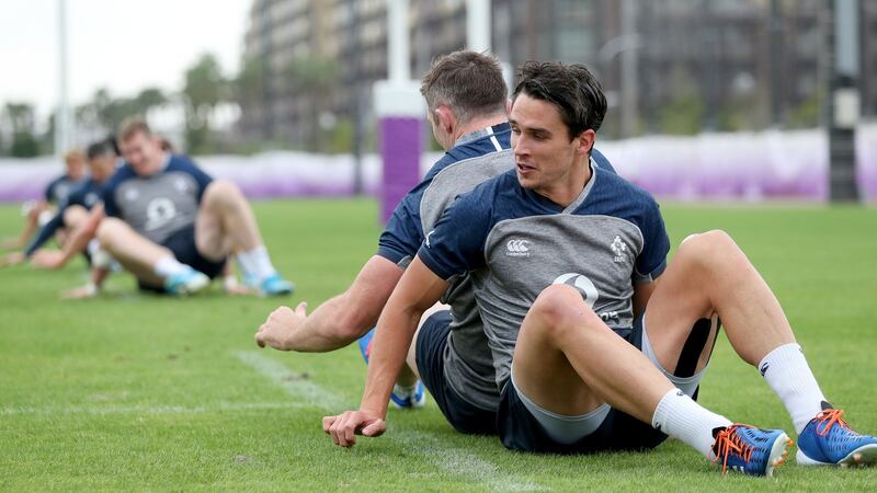 Ireland will be looking to Joey Carbery to provide the X-factor off the bench against New Zealand. Photograph Dan Sheridan/Inpho