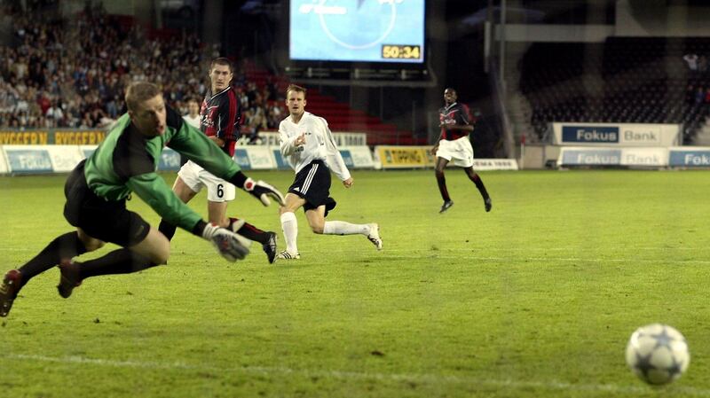 Rosenborg defeated Bohemians 5-0 on aggregate when the sides met in the Champions League qualifiers in 2003. Photograph: Inpho