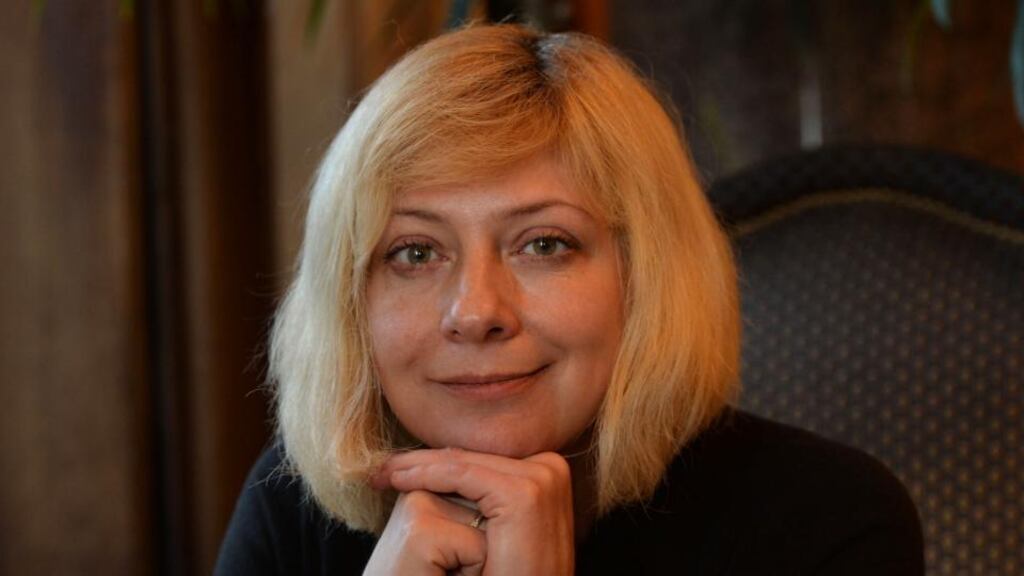 Iryna Khalip, editor of Novaya Gazeta newspaper, will talk about life under President Lukashenko. Photograph: Alan Betson/The Irish Times