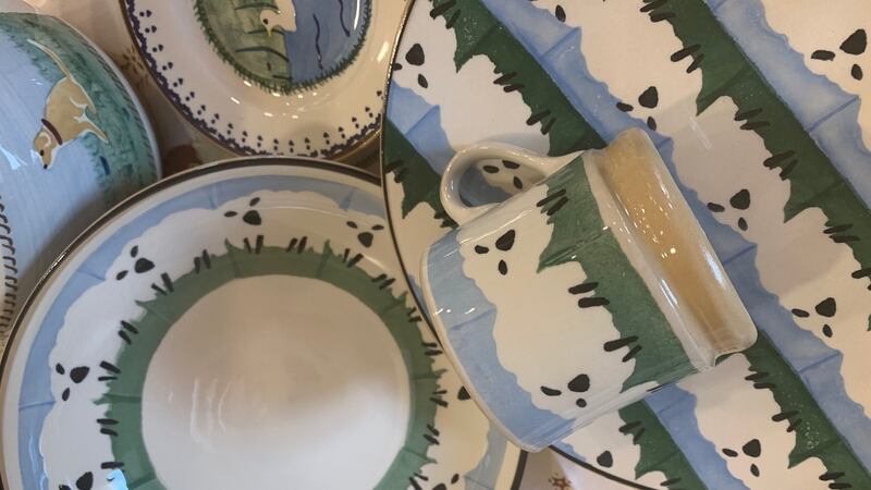 Nicholas Mosse pottery: “We wanted to create a new range of spongeware for the new generation who have such an appreciation of the skills that craft entails.”