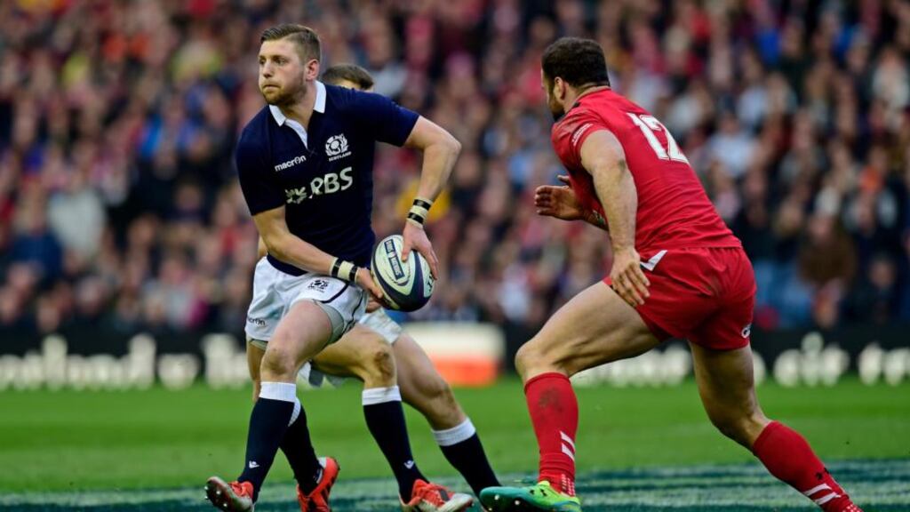 Finn Russell returns to Scotland team to face England. Photograph: Stu Forster/Getty Images