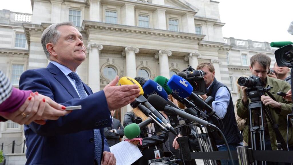 Minister for Public Expenditure and Reform Brendan Howlin said there was no provision in Budget 2015 to meet any rise in public service salaries. Photograph: Eric Luke/The Irish Times