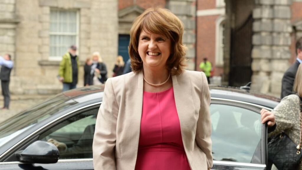 Labour Party leader Joan Burton. Separate opinion polls have suggested a fall in support for her party.