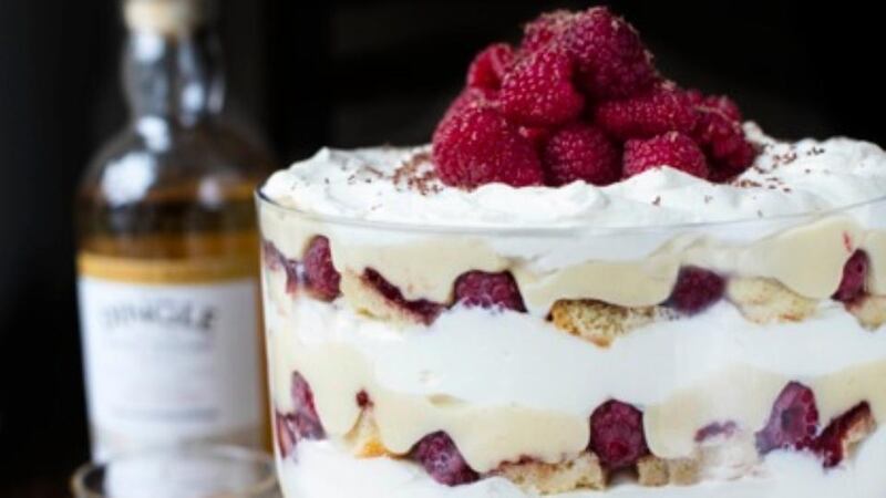 Whiskey and sherry trifle, from Dingle Dinners