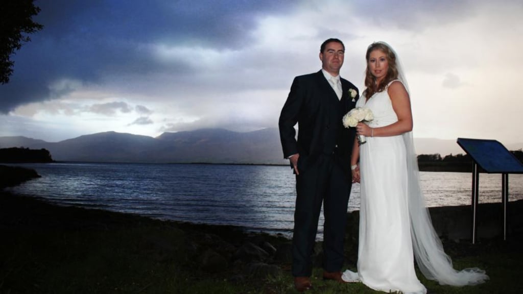 Geraldine and Ger O’Sullivan’s wedding took place in Killorglin Church on November 8th, 2014. Photograph: Eve Mazurek Photography