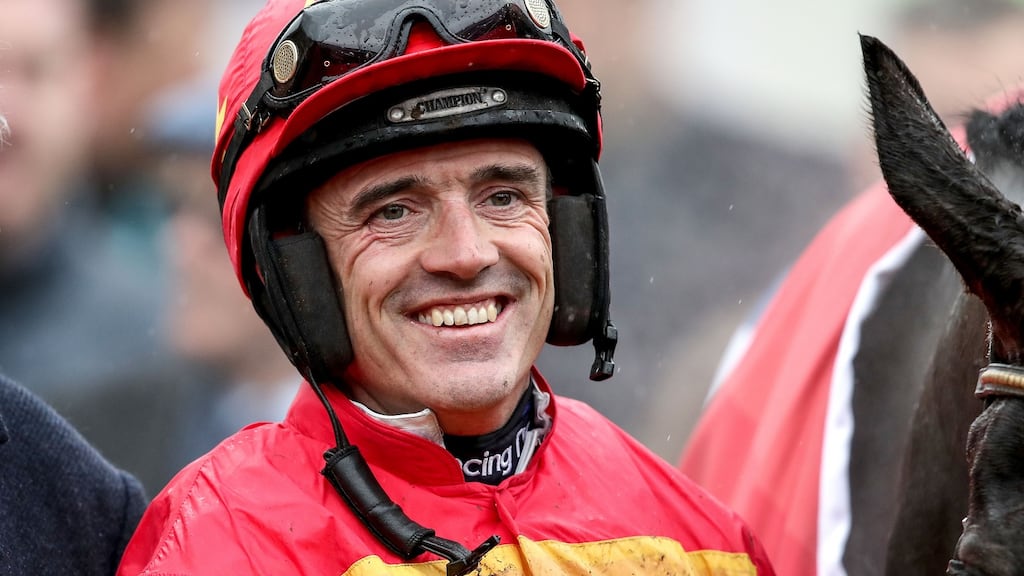 Ruby Walsh is to ride on the flat at Naas on Sunday. Photograph: Dan Sheridan/Inpho
