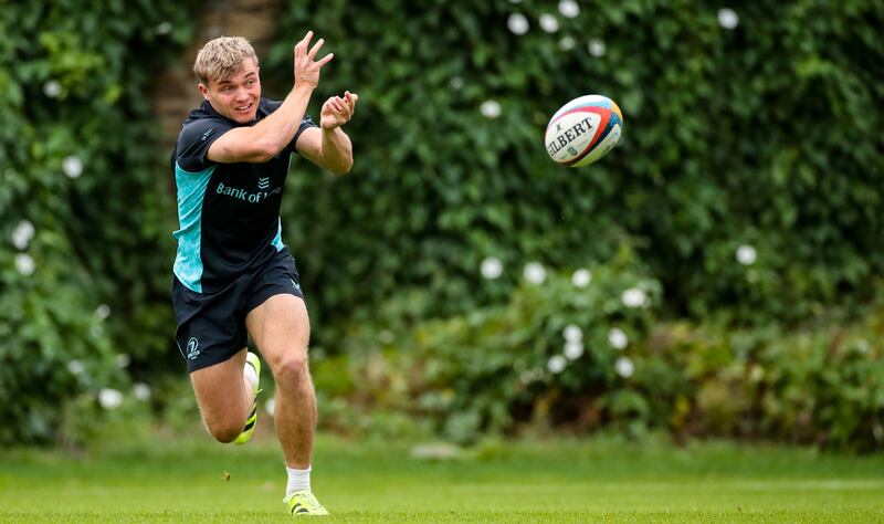 Fintan Gunne at Leinster Rugby squad training. Photograph: Nick Elliott/Inpho
